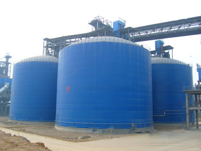 潢川水泥钢板库改造