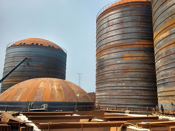 潢川焦粉钢板仓